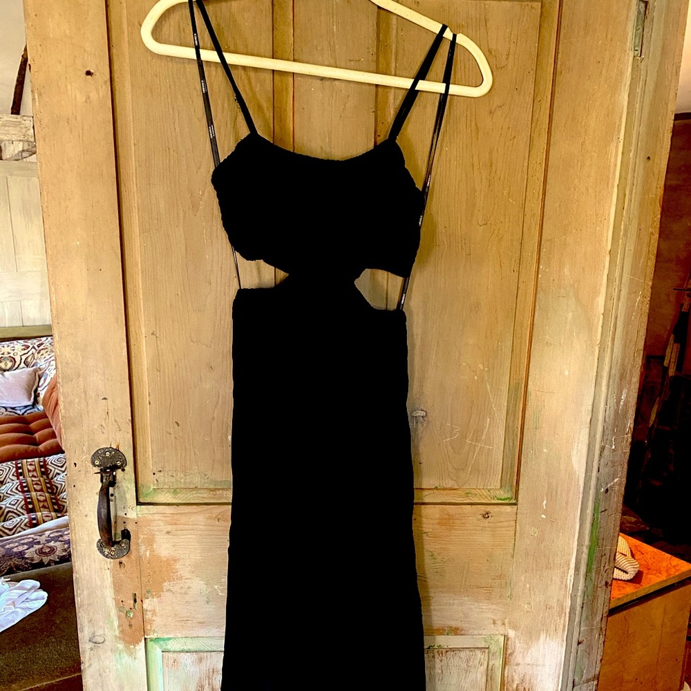 Forever 21 Smocked Cutout Maxi Dress NWT